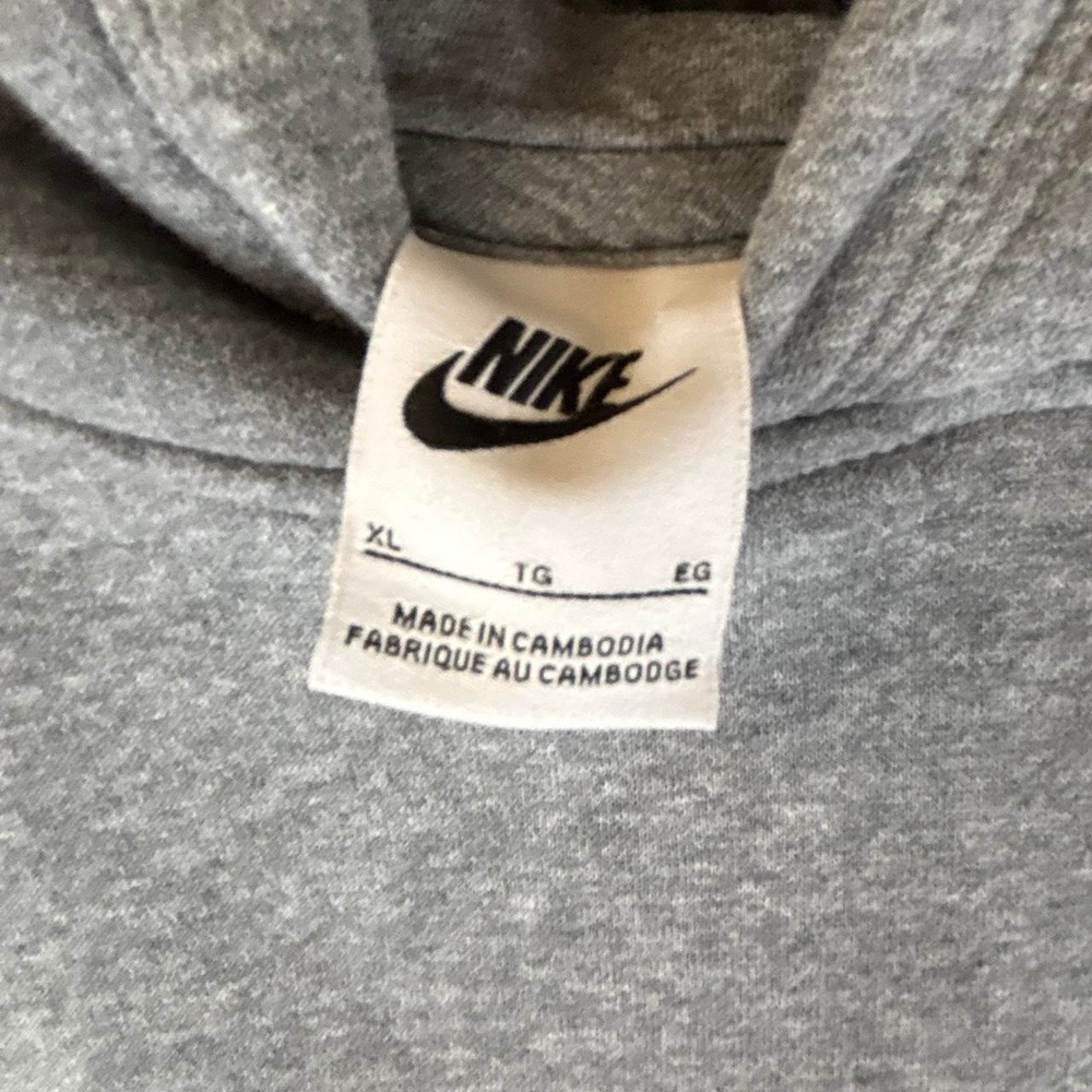 Womens‎ Nike grey cropped hoodie - Picture 3 of 3